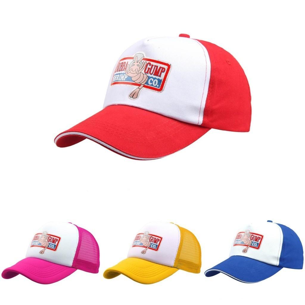 Удобная и эластичная красная кепка с изогнутым козырьком Bubba Gump Shrimp, идеально подходящая для различных стилей жизни.