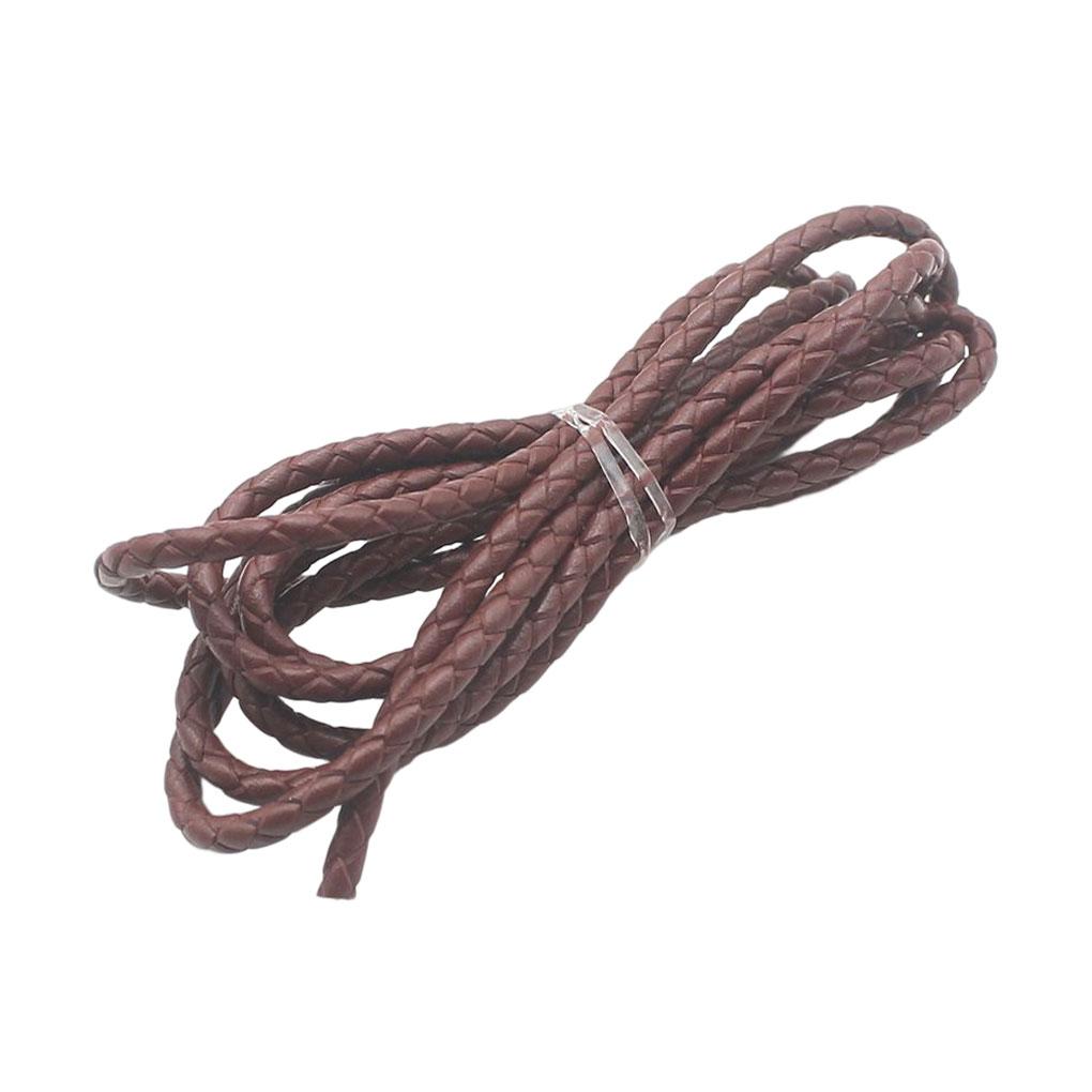 Кожаный плетеный шнурок браслет браслет ювелирные изделия DIY изготовление веревка шнурок самодельные поделки искусство фурнитура для замены