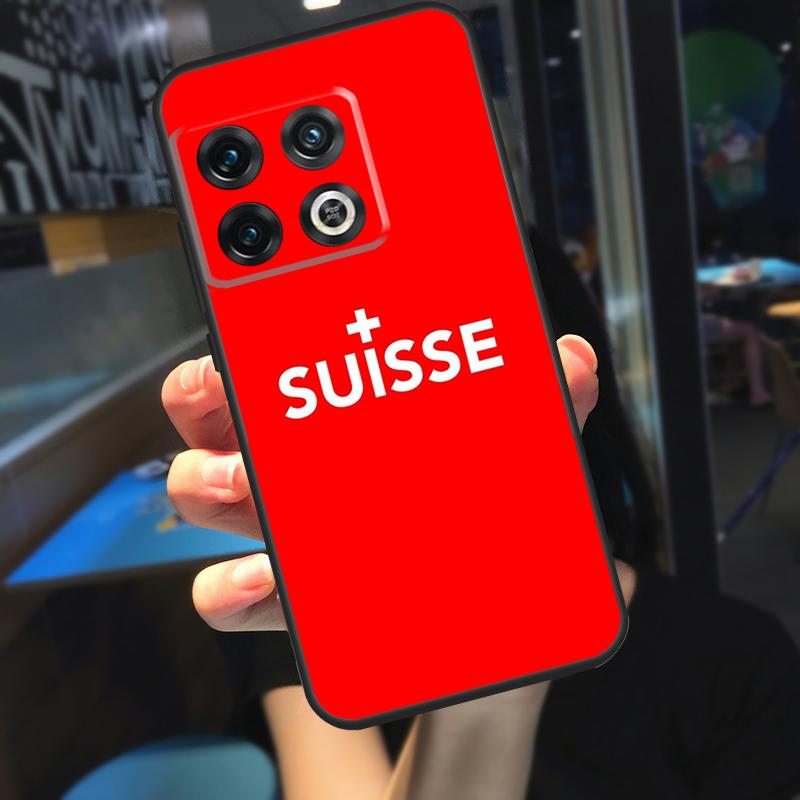 Switzerland Swiss Flag Funda For OnePlus 10T 8T 9RT 12 13 13R 11 9 10 Pro OnePlus Nord 4 CE 2 3 Lite N20 N30 Case
