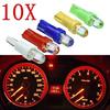 10pcs T5 1 LED SMD Ceramic Dashboard Gauge Instrument  Car Auto Side Wedge Light Lamp