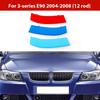 3pcs M Power Car Racing Front Grille Trim Strips For BMW E46 E90 E91 E92 E93 F30 E60 E61 F10 G30 G20 F07 F11 F18 Performance