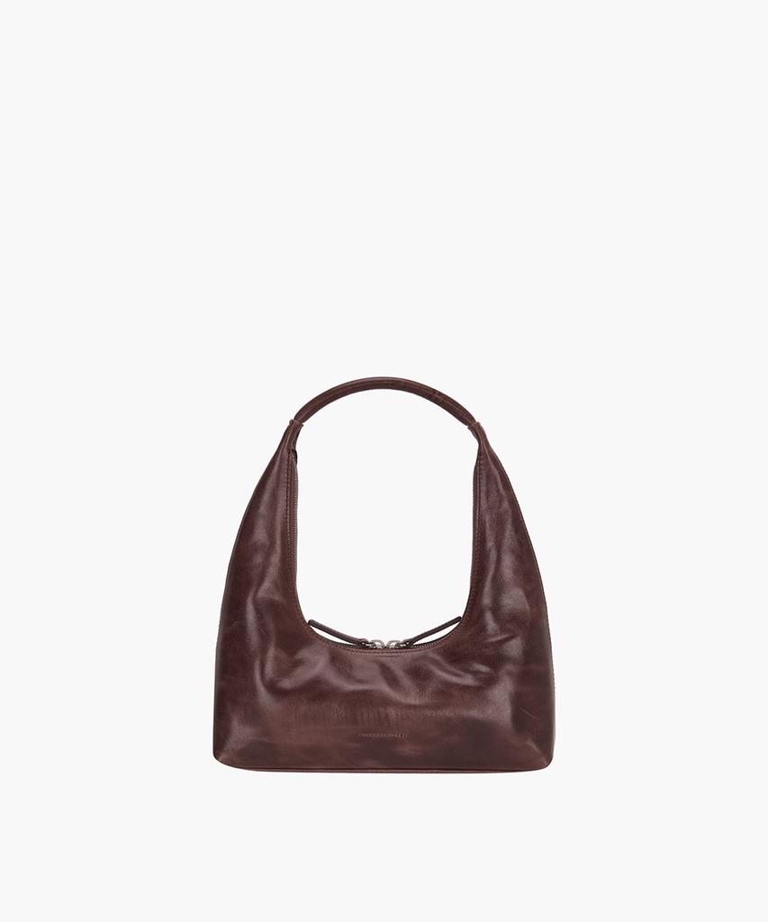 Margesherwood Hobo Shoulder_Wine Pull-Up