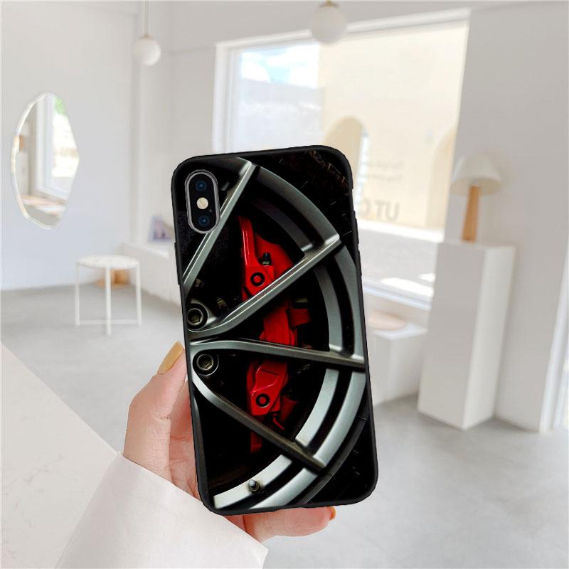 CJ97 Supercar Wheel Car Calipers Phone Case for Samsung Galaxy S20 S21 S22 Ultra FE + Plus A21S A22 A24 A25 A26 A30 A30S A31