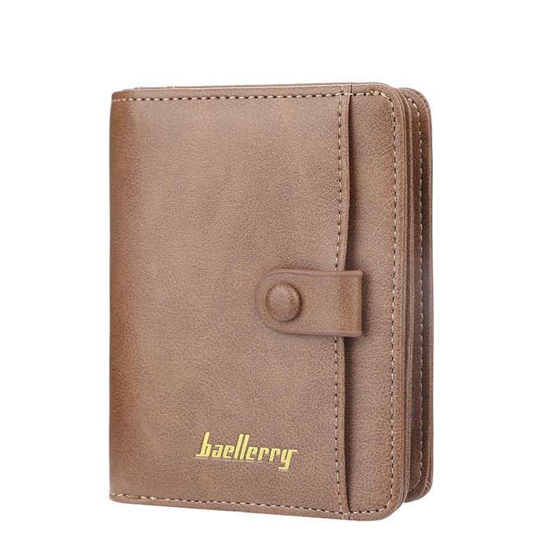 Mens Fashion Hasp Card Holder Pu Leather Zipper Coin Purse Multi-card Driver's License Wallet Birthday Gift for Boyfriend Husband