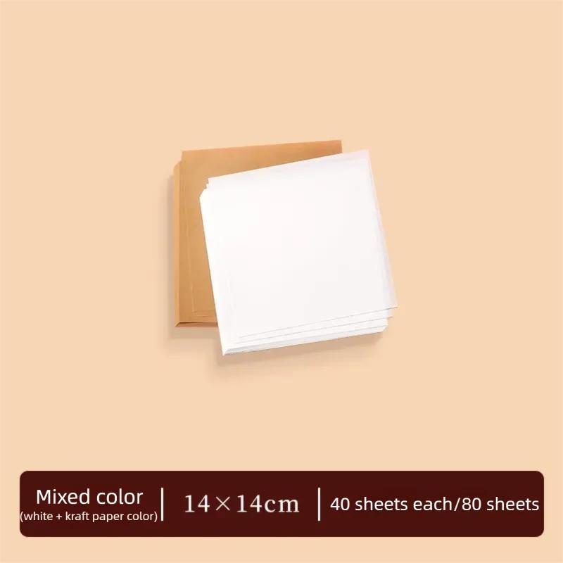 40-100Sheets Origami Paper Kit Double Sided Squares for Scrapbook Decor Folding Crafts DIY Preschool School Arts Crafts Projects