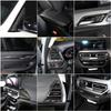 Для BMW X3 X4 G01 G02 2018-2022 ABS Карбоновое волокно Комплект для интерьера Панель приборов Консоль Панель переключения передач Декоративная крышка Накладка Наклейка