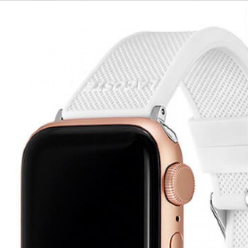 Lacoste Ремешок для Apple Watch Band 9 8 7 6 Se2 Силиконовый Пастельный Цвет Повседневный Универмаг Как Доступно