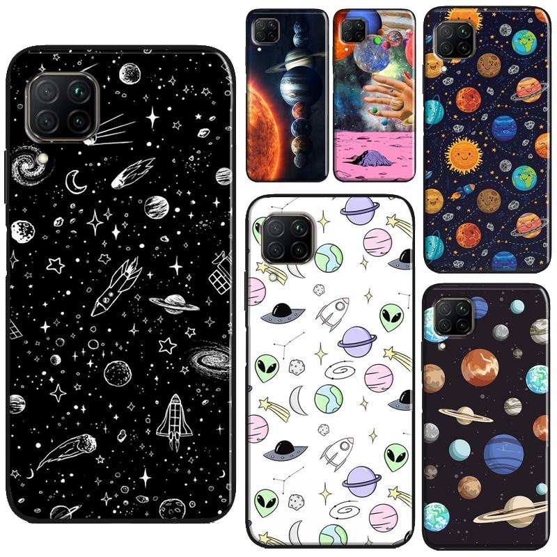 Magic Space Planet Phone Case For Huawei P40 Lite P20 P30 Pro Nova 5T P Smart Z 2019 2021 Honor 50 10i 8X 9X