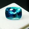 Натуральный Монтанский Сапфир Серьга Размер 10 Карат СЕРТИФИЦИРОВАН Огранка Кушон Свободный Драгоценный Камень A-517