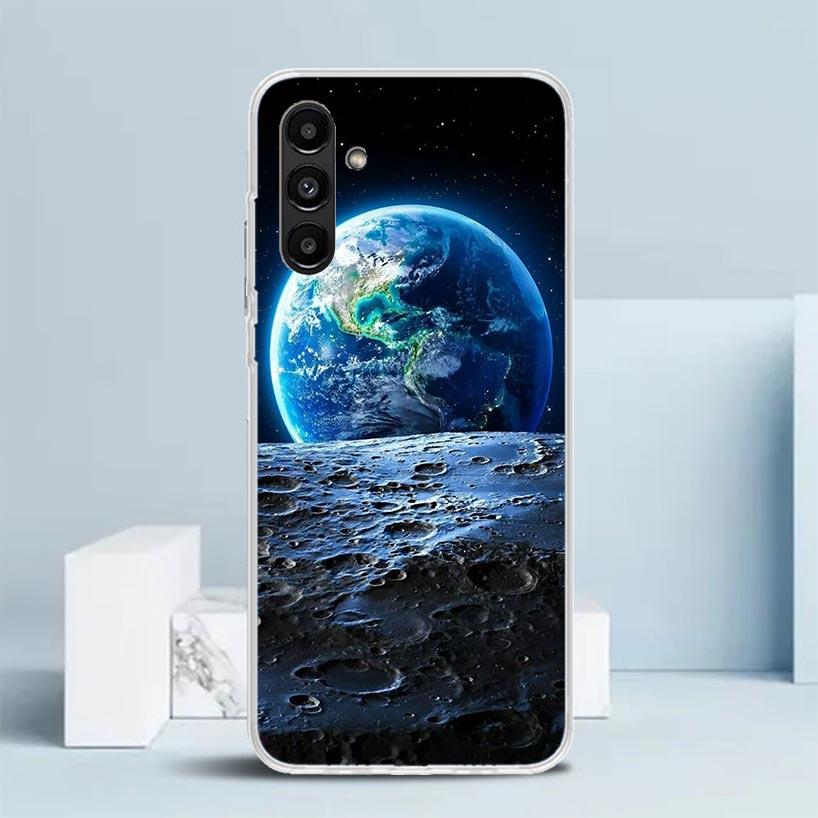 Earth Stars Space Cover for Samsung Galaxy A17 A37 A57 A16 A26 A36 A56 A15 A14 A55 Phone Case A13 A53 A25 A35 A24 A34 A23 A33 Ga