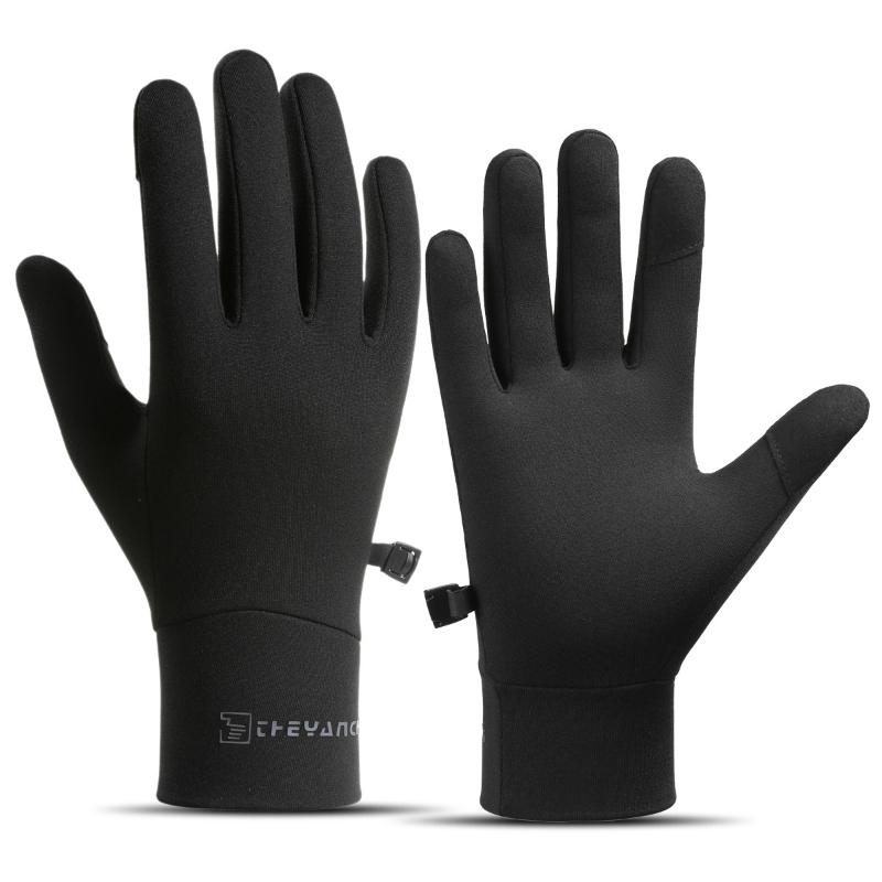 Touch Screen Long  Fingers  Motorcycle gloves Soft Sports Cycling Gloves MTB Road Bike Riding Racing Women Men Bicycle Gloves
