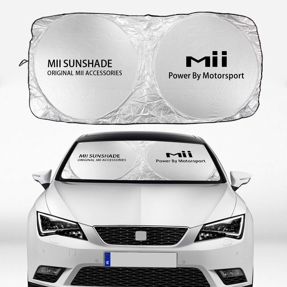 Car Windshield Sunshades Cover Auto Accessories For Seat Leon Ibiza Ateca Arona Cordoba Toledo Altea Alhambra Arosa Exeo MiiWindshield Sunshades 1