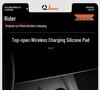 Силиконовая подставка для беспроводной зарядки для Tesla Model Y/3, элемент декора центральной консоли