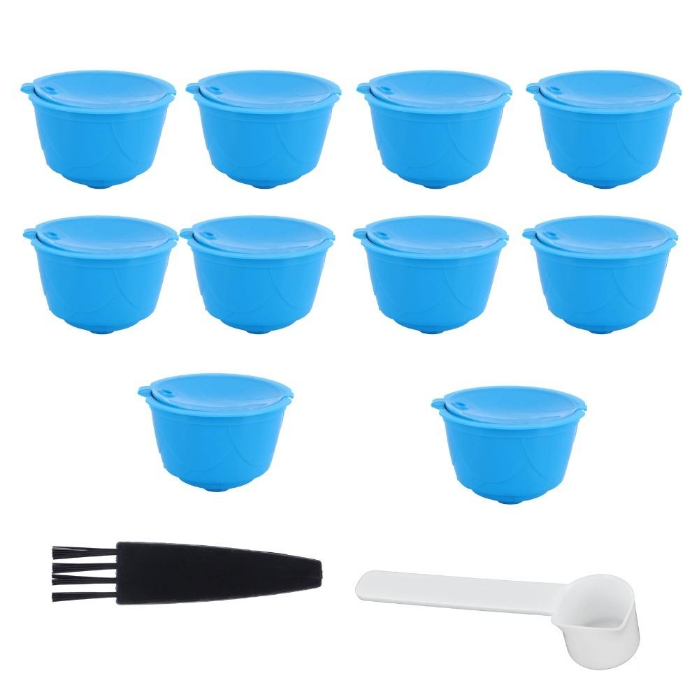 Food-Grade PP Material Refillable Coffee Capsules Reusable Coffee Filter Pods  Home Use