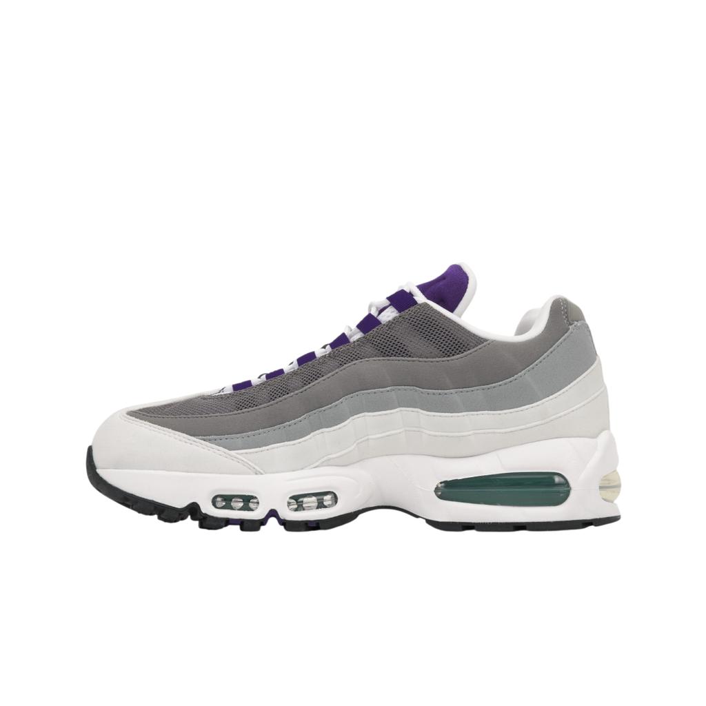 Nike Мужские кроссовки Air Max 95 OG Grape 2026 Белые/Суд-пурпурный/Изумрудно-зеленый HJ5996-100