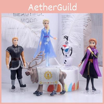 Очаровательный набор из 5 фигурок: Снежная королева Анна Эльза Холодное сердце 2 Олаф Свен Кристофф