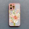 Дизайн чехла для телефона с букетом цветов и листьев Для iPhone 15 14 13 12 11 Pro Max Plus Mini 7 8 Plus SE X XR XS Роскошная защитная крышка