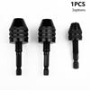 Keyless Drill Bit Chuck Adapter Converter With 1/4 Hex Shank For Impact Driver