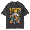 Washed Tee Japan Anime My Hero Academia Bakugou Katsuki Casual T Shirt Men's Women Harajuku Summer Fashion T-shirt25