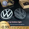 Для VW Volkswagen Jetta MK5 Golf VW Светящийся значок свет для GOlf7/7.5/8/passat/Jetta/polo/Taos/Touran/T-Roc/T-CRoss/Arteon