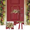 Рождественский венок-хуп декор Многофункциональное настенное украшение Подвеска на входную дверь для