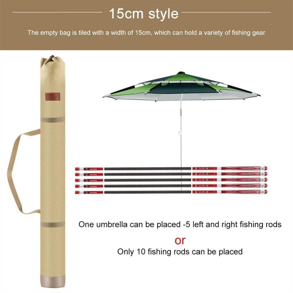 130cm Large Capacity Fishing Rod Bag Fishing Rod Storage Bag Fishing Umbrella Bag Storage Bag