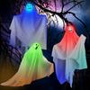 Halloween LED Lights Glowing Decor Hanging Scary Phantom for Haunted House Door Porch Escape Room Props Halloween Props