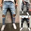Men's Jeans New Ripped Slim-Fitting Men's Clothing Trousers Men's Clothing Skinny