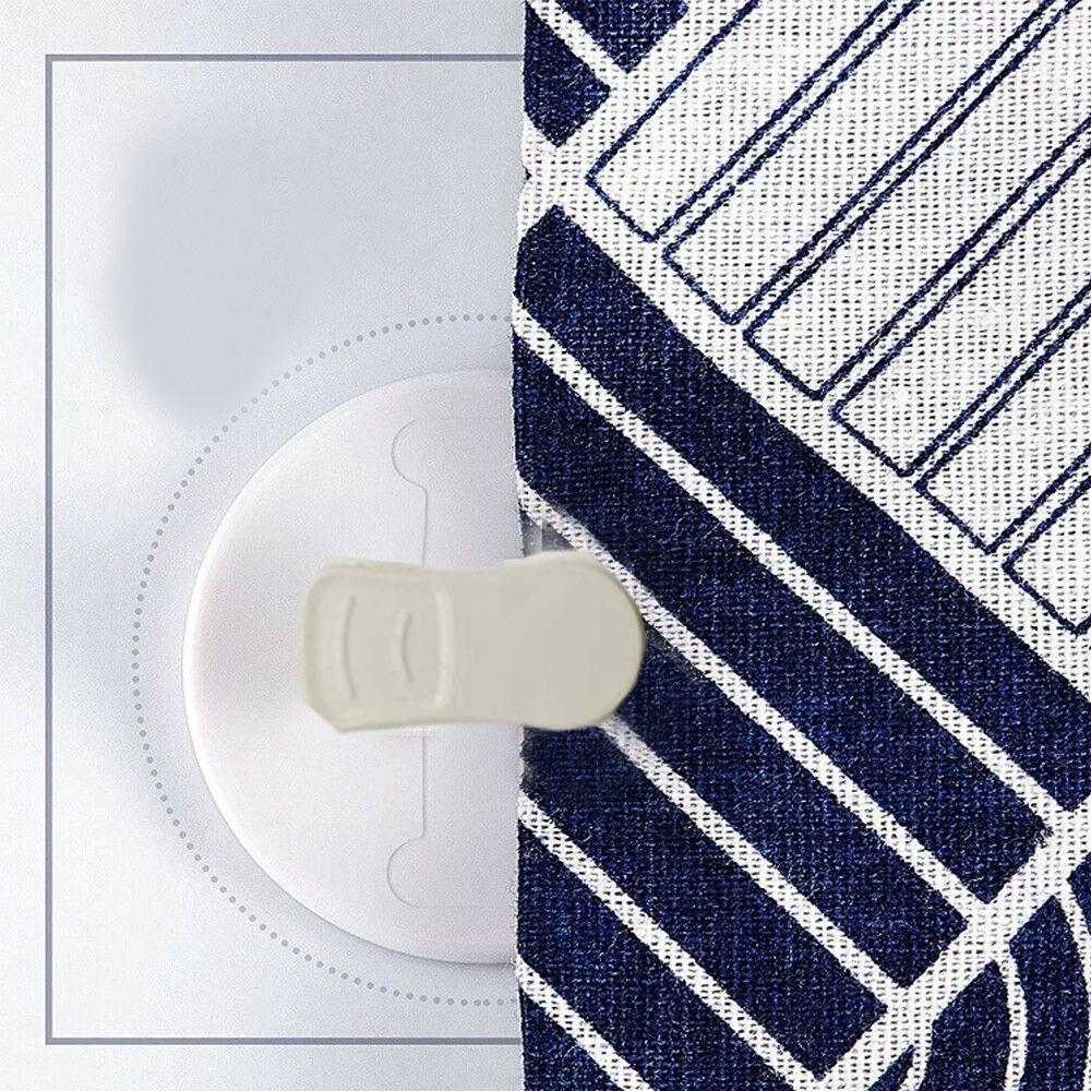Crocodile Fixed Seamless Wall Mounted Bathroom Accessories Curtain Clip Curtain Buckle Guard Clip