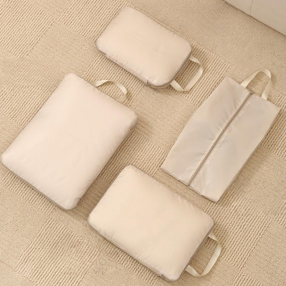 4pcs/set Large Capacity Luggage Compartment Packing Bag Lightweight Packing Cubes Bag Business Trip