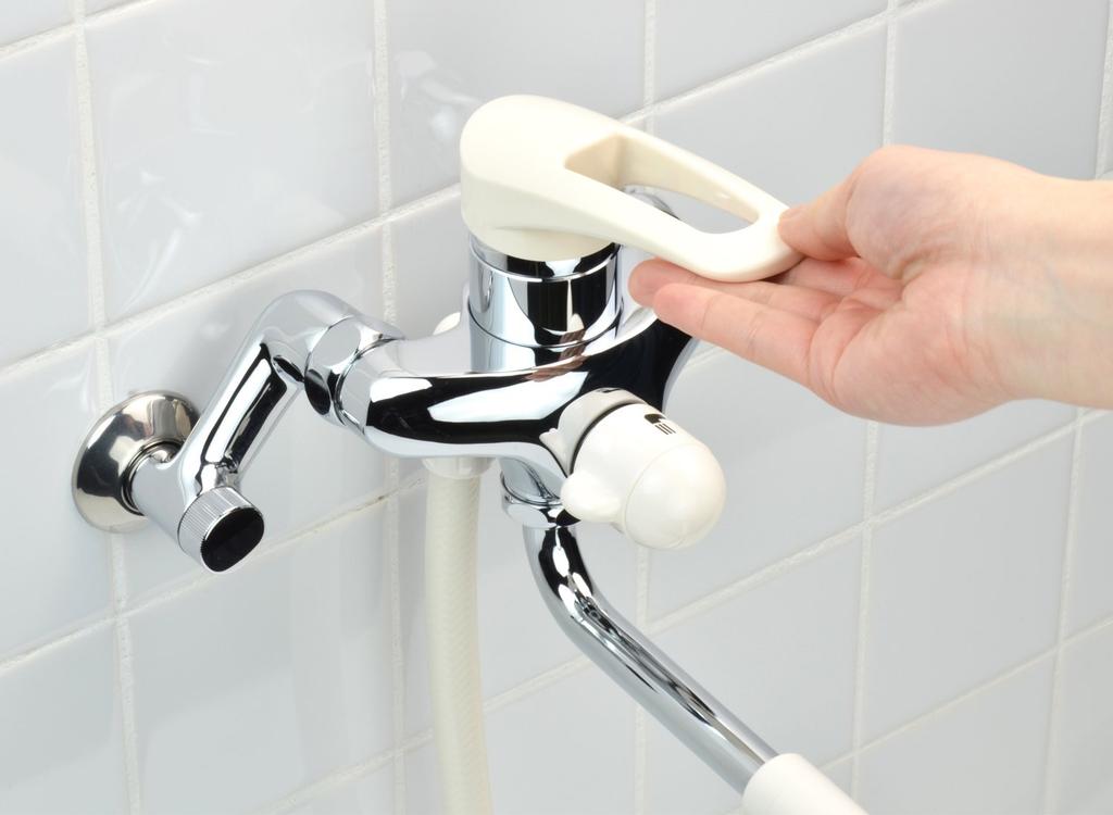 Настенный смеситель для ванной комнаты Kakudai с одним рычагом и водосберегающим наконечником для трубы Get Resin General Area Технические характеристики Душ, Не нагревается, Рычаг,