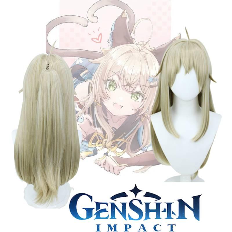 Stunningly Realistic Genshin Impact Qilangliang Cosplay Wig