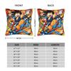 Goku Dbz Square Pillow Cases Anime Manga Cushion Covers Zipper Decorative Pillowcase For Seat 40*40Cm