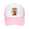 Western Santa Holiday Boot Cheer Mesh Baseball Cap Casual Hat Outdoor  For Womens Unisex FeUnisex