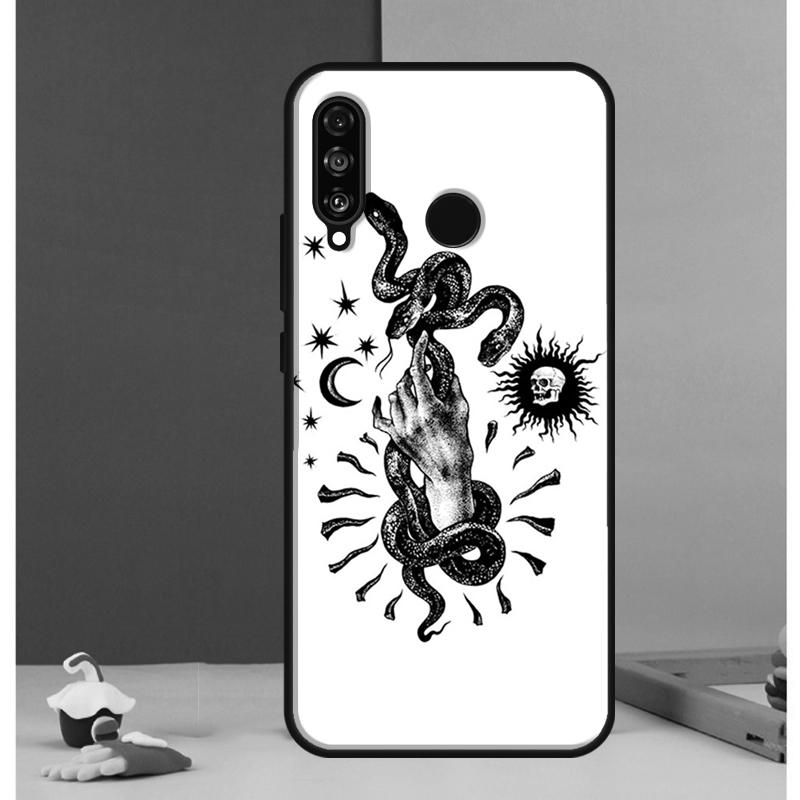 Чехол-змея на руку для Huawei Nova 10 9 SE 8i 11i 12i 12s Y60 Y61 Y70 Y90 Y72 Y73 Y91 P60 Pro P30 P40 Lite