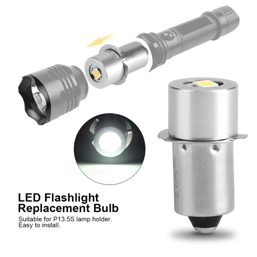 1W P13.5S Bulb 3V/4.5V/6V/9V Torch Lamp Easy LED Flashlight Replacement Bulb  Emergency Work