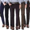Autumn And Winter New Corduroy Men'S Elastic Business Casual Fashionable Slim Fit Pants Versatile Small Straight Leg Pants