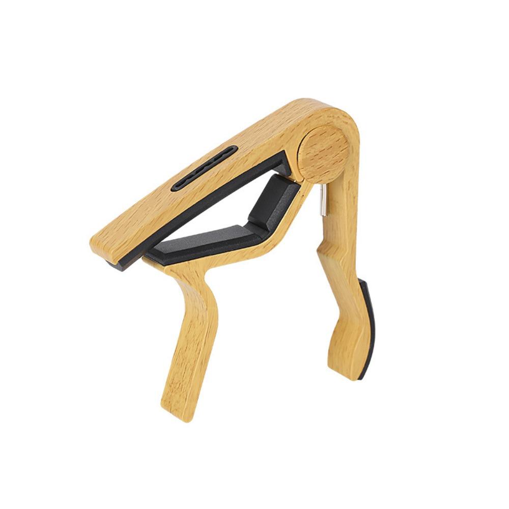 Stable Rubber Padded Guitar Capo Aluminum Zinc Zinc Alloy Violin Tune Change Clamp Guitar Pick Holder Banjo