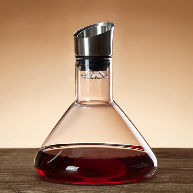 1920 мл Большая емкость Сепаратор для красного вина Легкая роскошь Винные принадлежности Ресторанный винный декантер Винные аксессуары Барная посуда Декантеры