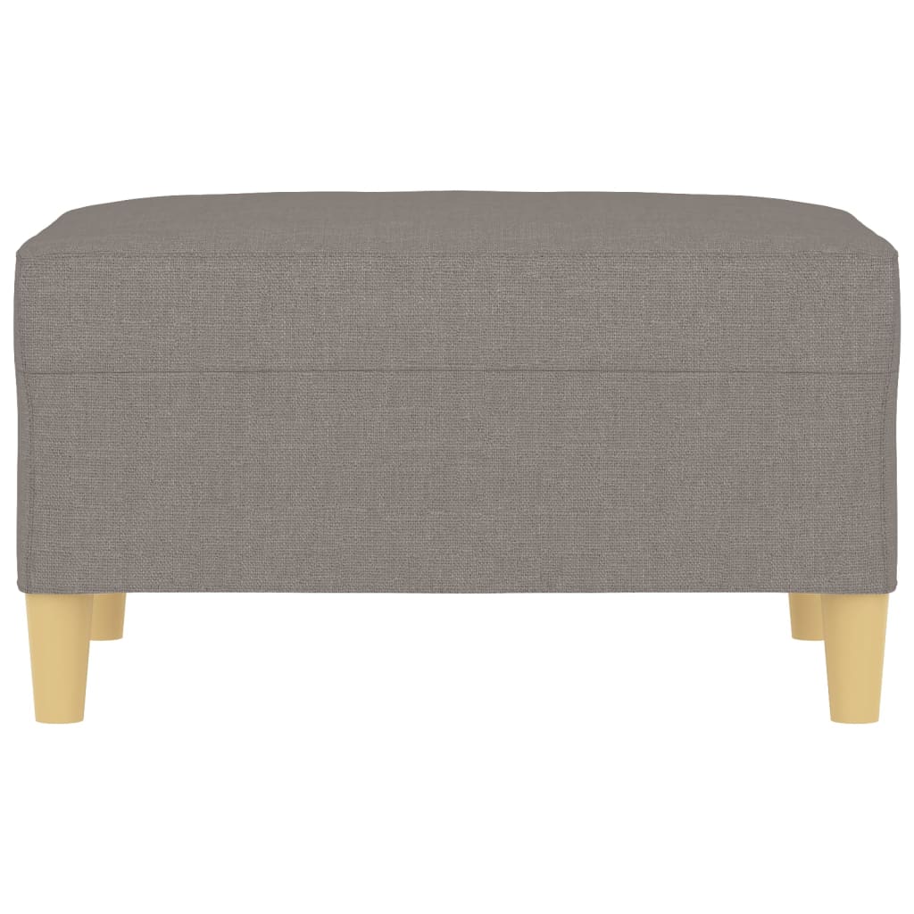 Footstool Beige 70x55x41 cm Fabric