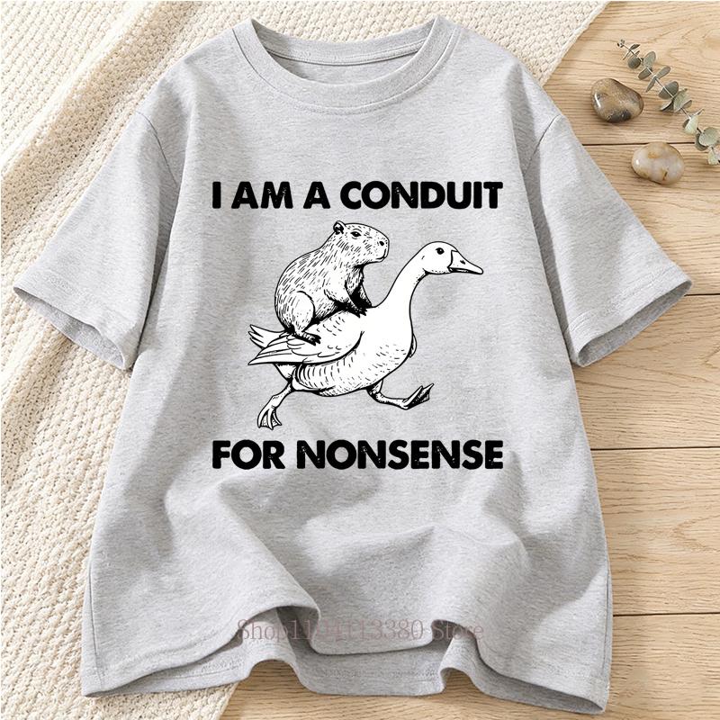 Big Goose Moles Graphic Print Tshirts Summer Women Unisex Fashion Casual Loose Streetwear Tops ONeck Short Sleeve Tshirts