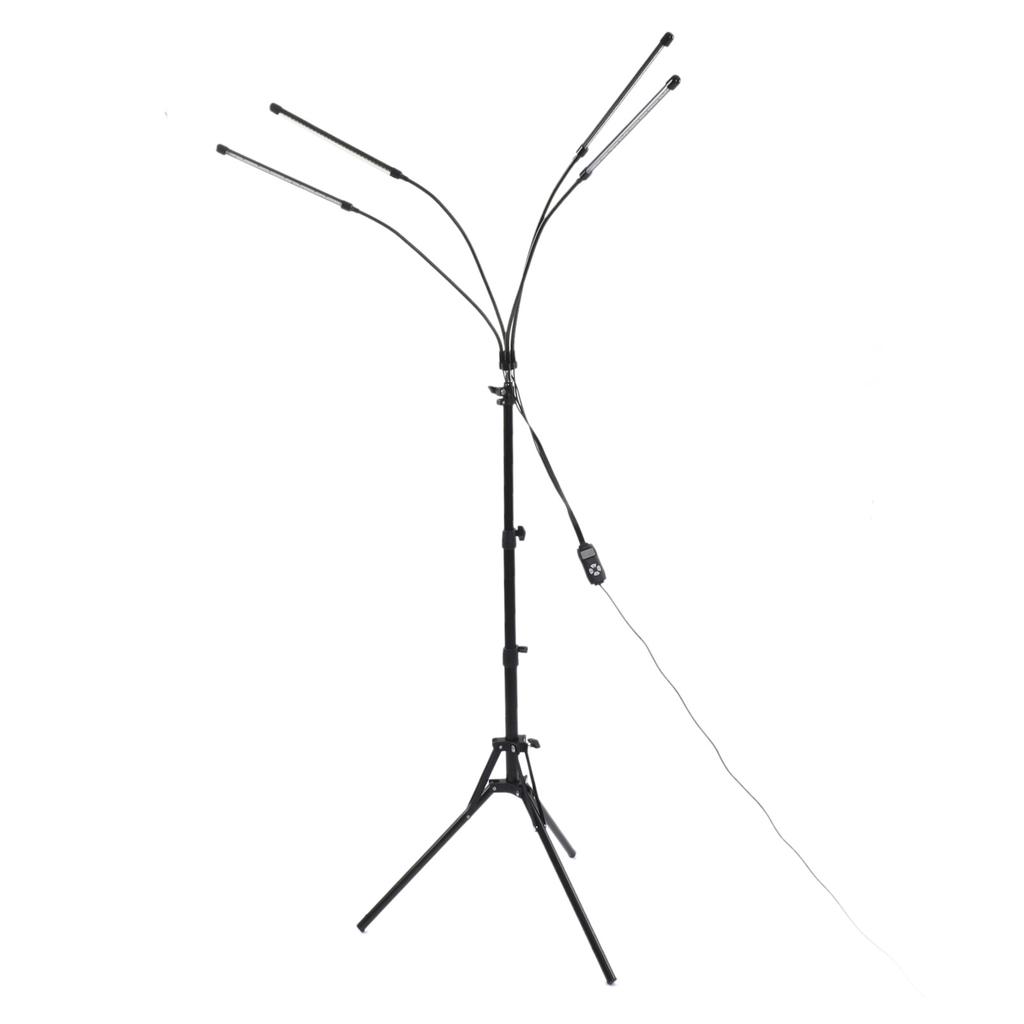 Инфракрасная лампа для светотерапии с 4 головками, 5 передачами, 660 нм, 850 нм, терапевтическая лампа с регулируемым кронштейном