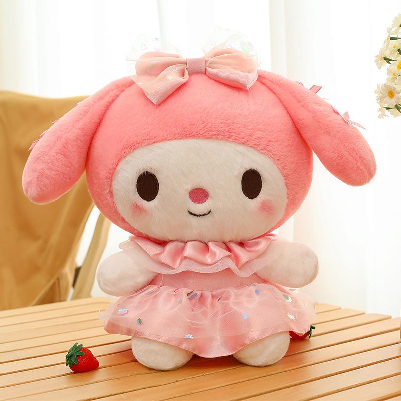 Bow Kulomi Plush Toy Doll Bow Small Skirt Melody Pillow Girl Birthday Gift