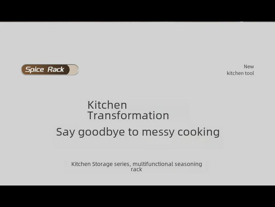 Multi-Layer Stainless Steel Kitchen Spice and Pot Rack