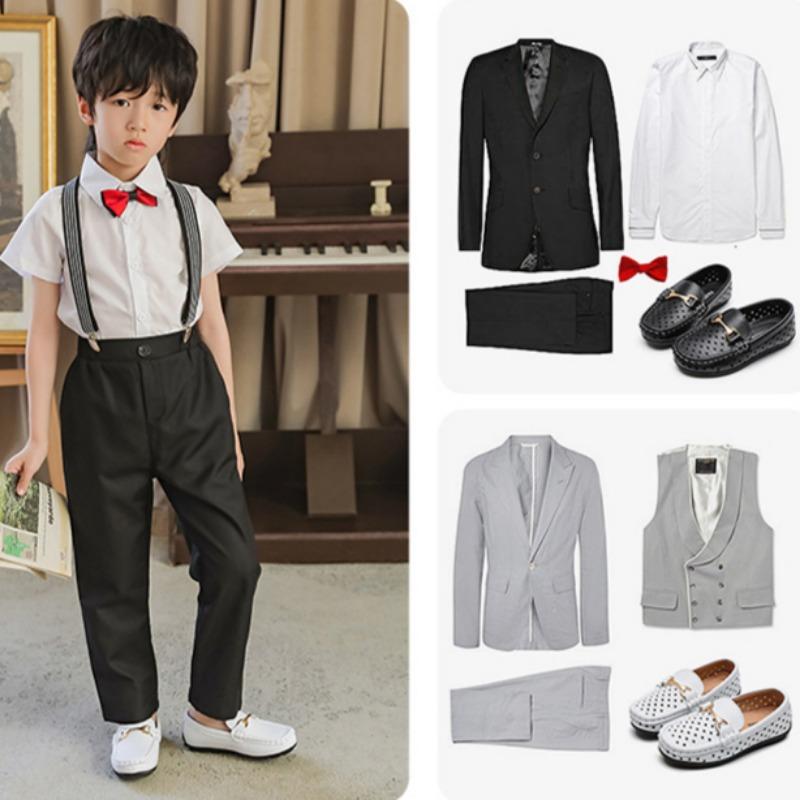 Детские мокасины из натуральной кожи Hollow Boys в британском стиле, детские туфли без застежек на мягкой подошве