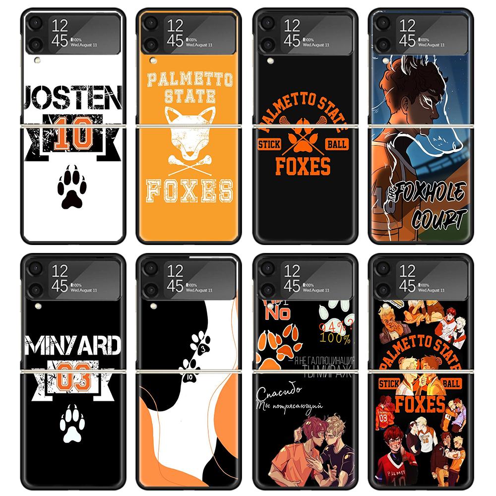 Andreil All For The Game Palmetto State Foxes Case For Samsung Galaxy Z Flip 7 6 5 4 3 z Flip7 Flip6 Flip5 Flip4 5G Phone Cover