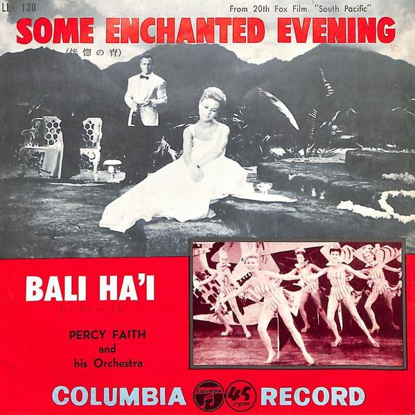 Пластинка 7 дюймов PERCY FAITH & HIS ORCHESTRA - Some Enchanted Evening LL130 COLUMBIA 1958 Япония Саундтреки и мюзиклы Б/у