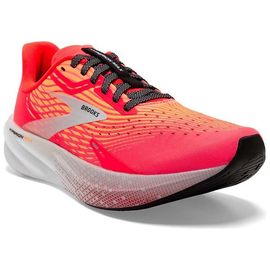 Brooks Hyperion Max Огненно-коралловый Оранжевый Всплеск Мужские Кроссовки Синий 110390-1D-663