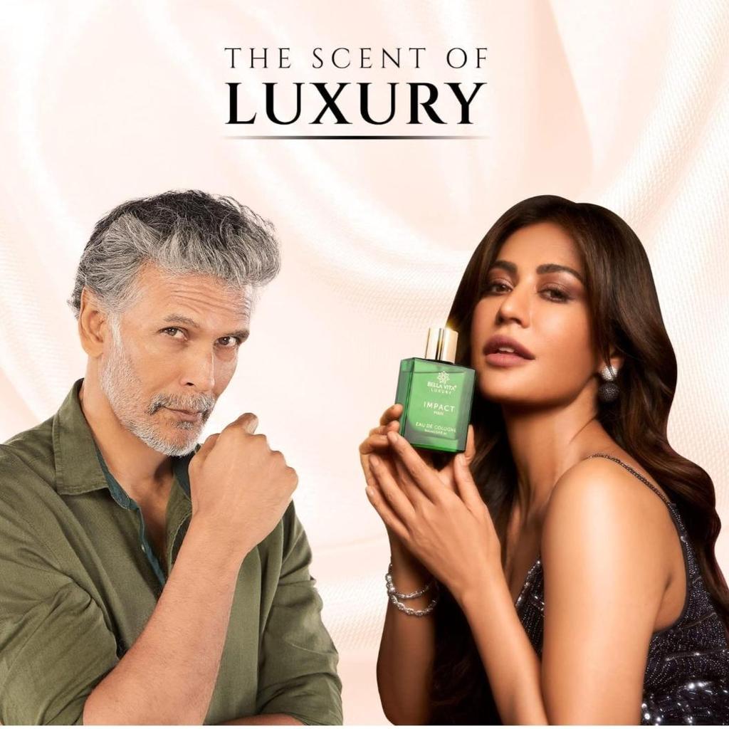 Bella Vita Luxury IMPACT MAN Eau De Cologne Perfume with Mandarin Orange, Patchouli, Cedar | 100Ml