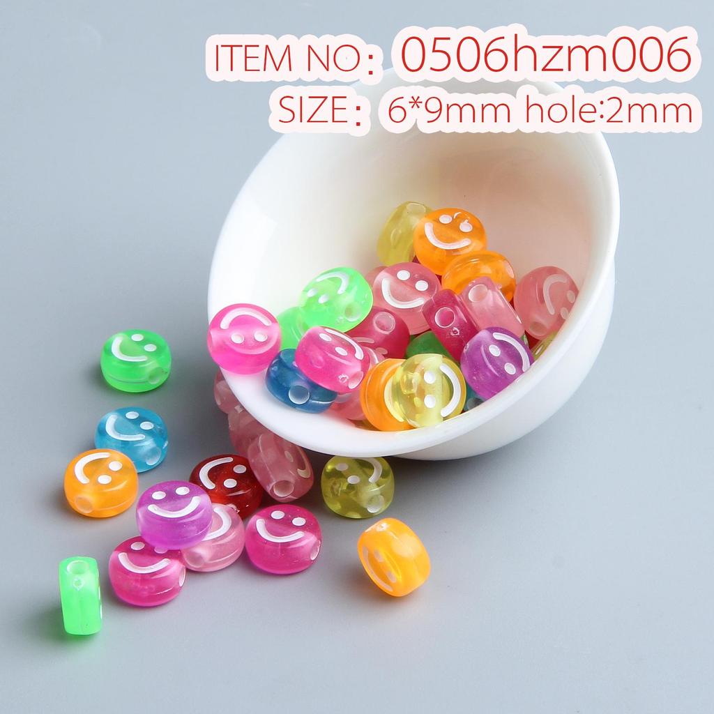 10g Pack of Flat Acrylic Alphabet Beads for DIY Children's Beading and Jewelry Keychain Accessories